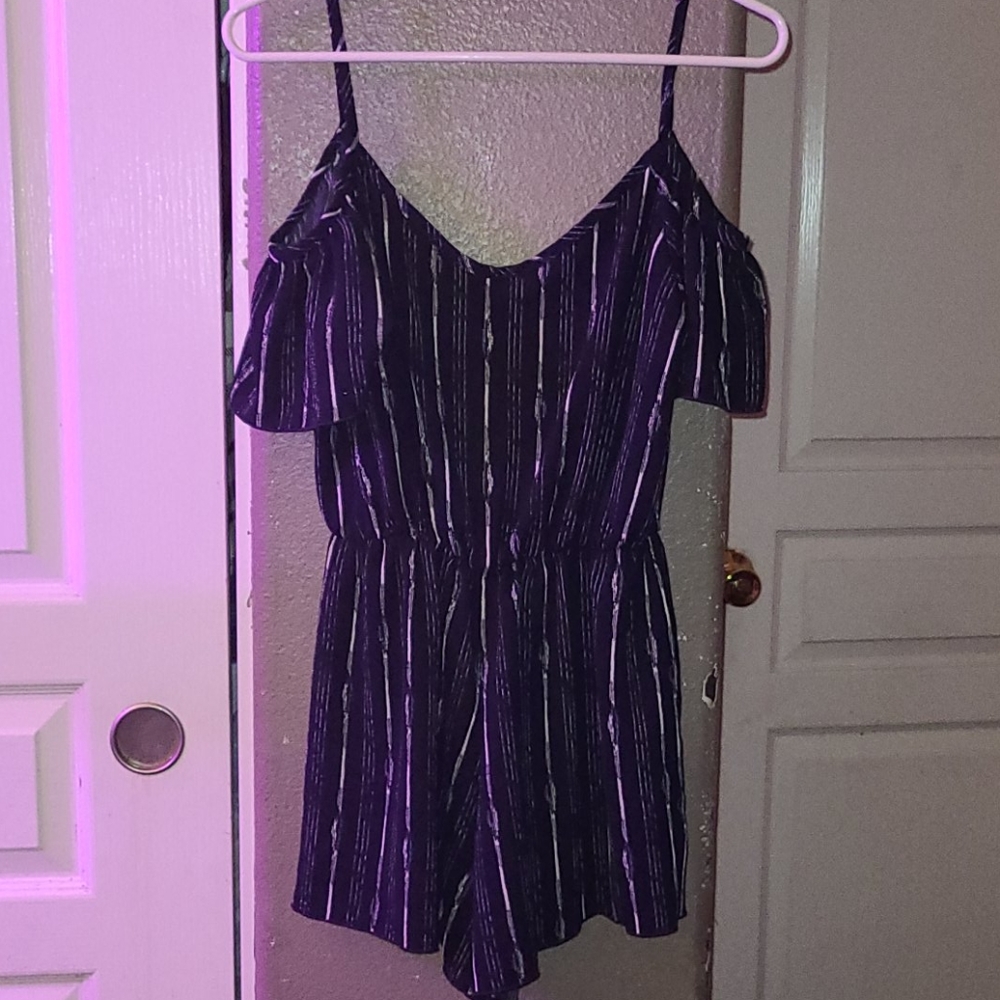 NAVY BLUE ROMPER